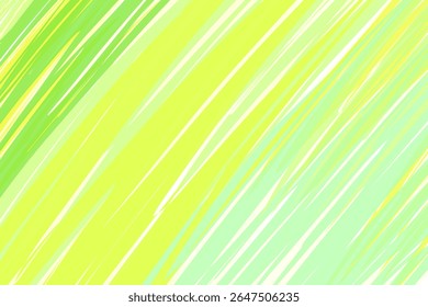 green stripes abstract background with brush stroke texture