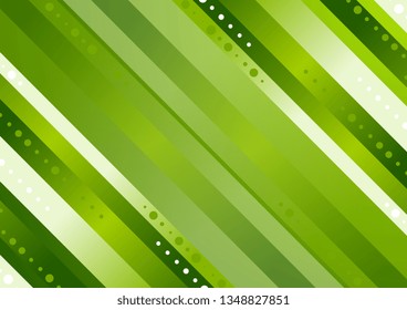 Green stripes abstract tech minimal background. Vector design