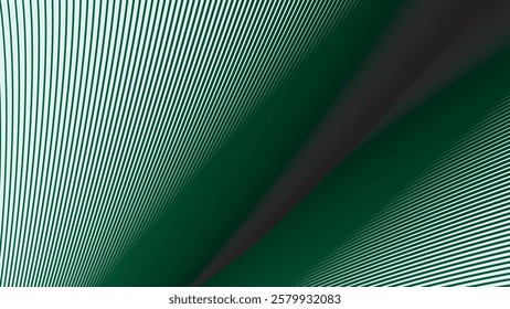 Green stripes line abstract background for textile design
