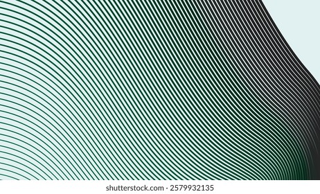 Green stripes line abstract background for textile design