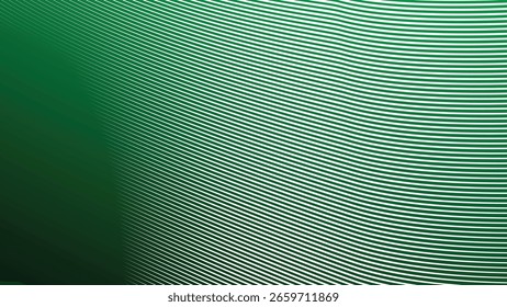 Fundo abstrato da linha de listras verdes para design moderno fresco, interface do usuário da Web, arte digital e apresentações