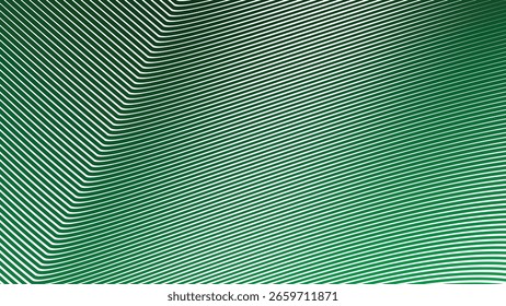 Green Stripes Line Abstract Background for Fresh Modern Design, Web UI, Digital Art, and Presentations