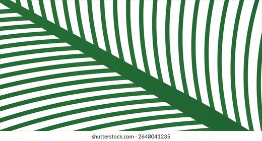 Green Stripes Line Pattern Abstract Background. Modern Stylish Backdrop. Trendy Seamless Design. Elegant Wavy Texture. Minimalist Digital Wallpaper. Smooth Flowing Aesthetic