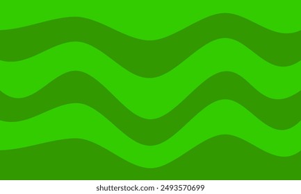 rayas verdes líneas ondas curvas abstracto fondo