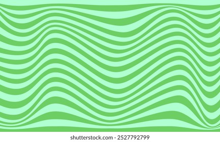 linhas listras verdes curvas de onda sinalizador padrão abstrato plano de fundo