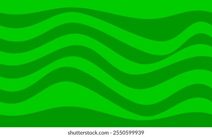 green stripes lines wave curves funny graphic element abstract background