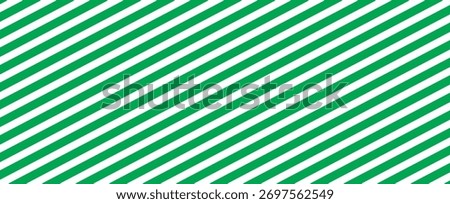 Green stripes on white background. Striped diagonal pattern Vector illustration of Seamless background Christmas or winter theme Geometric pattern Background with slanted lines. vector