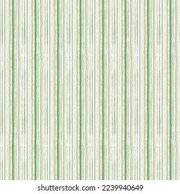Green stripes seamless pattern. Simple raster texture with thin and thick vertical lines. Modern abstract gold and white geometric striped background. Repeat design for tileable print,