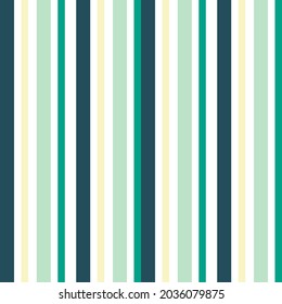 Green stripes wallpaper pattern vector background or texture 