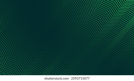 Green stripes zig zag lines abstract background for backdrop