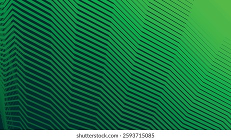 Green stripes zig zag lines abstract background for backdrop