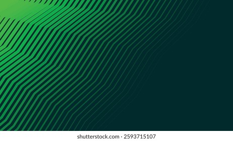 Green stripes zig zag lines abstract background for backdrop