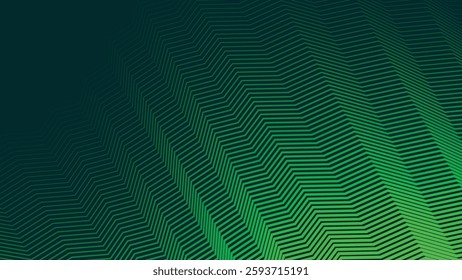 Green stripes zig zag lines abstract background for backdrop