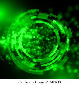 Green stylish fantasy background