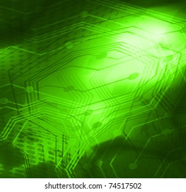 green stylish fantasy background