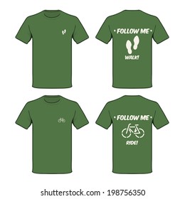 Green suggestion T-shirt. 