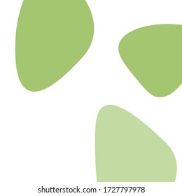 Green summer background, vector illustration