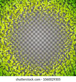 green summer particles background