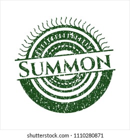  Green Summon distress rubber grunge stamp