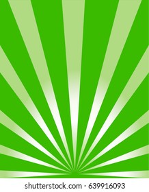 green sunburst