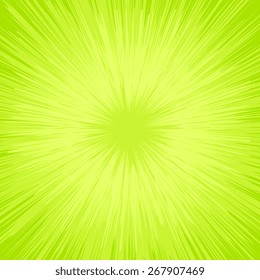 Green Sunburst Background