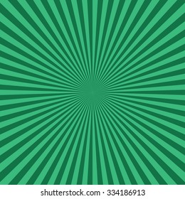 Green Sunburst Background