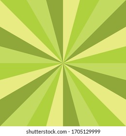 Green Sunburst spring art vector texture design