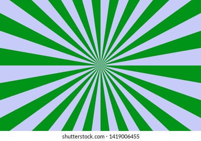Green sunshine colorful vector background. Abstract illustration sunburst design wallpaper for template,cover,banner business social media advertising
