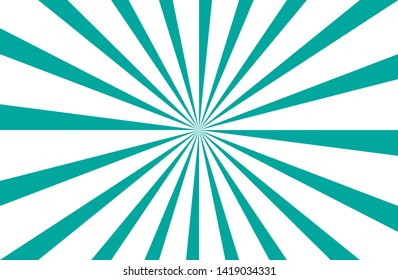 Green sunshine colorful vector background. Abstract illustration sunburst design wallpaper for template,cover,banner business social media advertising