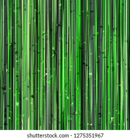 Green surface, wooden structure. Vertical lines and small triangles. Seamless texture. Abstract vector background for web page, banners backdrop, fabric, home decor, wrapping