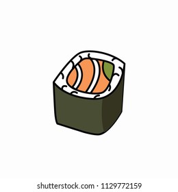 Green Sushi Cartoon