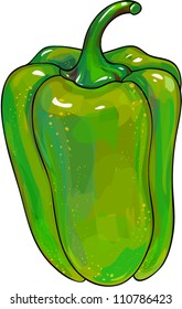  green sweet pepper