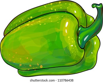  green sweet pepper