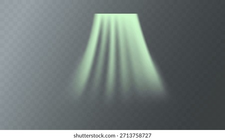 Elementos de remolino verde con movimiento orgánico y suaves curvas luminosas. Frescura natural, tonos herbales y texturas botánicas. Vórtice fresco, vitalidad y energía ecológica. Ilustración vectorial de movimientos aéreos