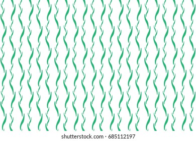 Green swirl ribbon pattern
