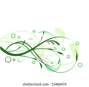 green swirls