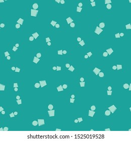 Green Table lamp icon isolated seamless pattern on green background.  Vector Illustration
