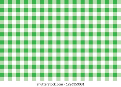 Green tablecloth vector seamless pattern