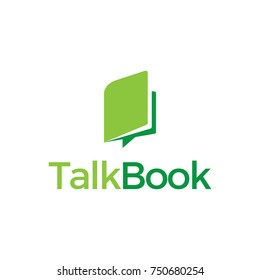 Green Talk Chat Book Logo