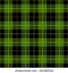 Green Tartan Pattern Design