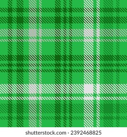 Green Tartan Plaid Seamless Pattern For Cloth
