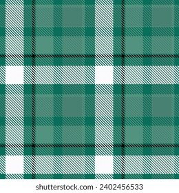 Green Tartan Plaids pattern seamless background.  Xmas Scottish Buffolo check flannel art design fo print fabric clots jacket kilt cotton fashion lumberjack 