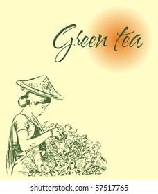 Green tea banner