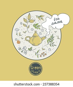 green tea card