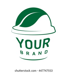 green tea and coffee logo design
