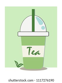 Green Tea, cold drink