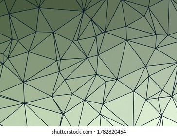 Green Tea color Abstract color Low-Polygones Generative Art background illustration