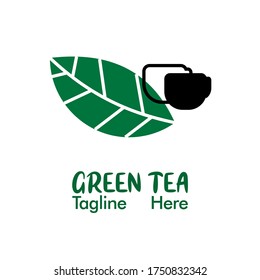 Green Tea Company Business Logo Vector