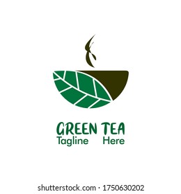 Green Tea Company Logo Vector