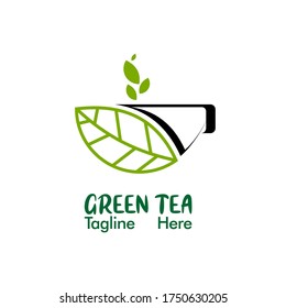 Green Tea Company Logo Vector
